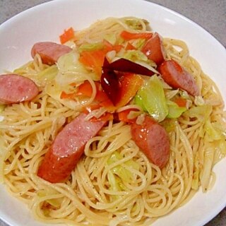 余った鍋具で★和風ペペロンチーノパスタ！